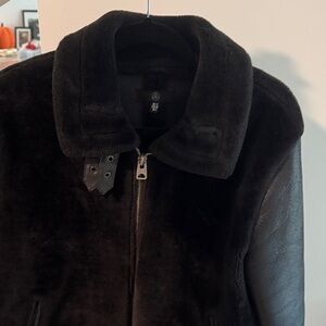 Black Faux Fur Jacket